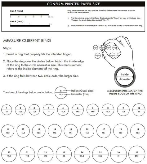 plain gucci ring|Gucci ring size chart.